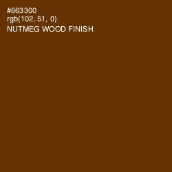 #663300 - Nutmeg Wood Finish Color Image